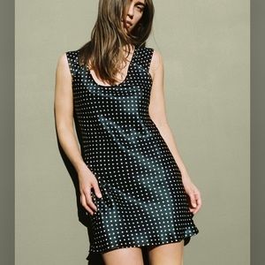 Ciao Lucia Black and White Polka Dot Dress
